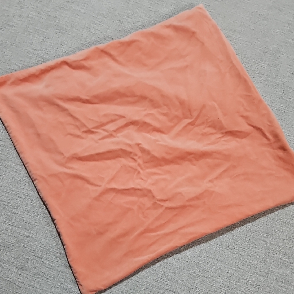 Coral Velvet Pillow Cover